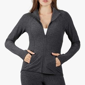 NWT Yogalicious Lux Women’s Full Zip Contoured Hem Jacket XL